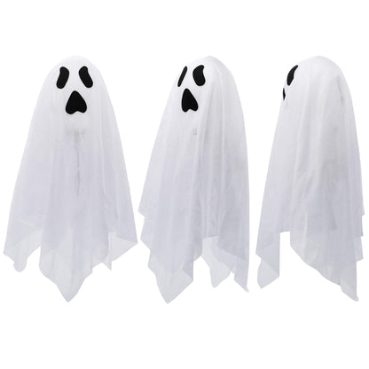 3 Packs Halloween Ghost Decorations,Light up Flying Ghost Garden Stakes Outdoor Halloween Decorations,Pathway Lights Halloween Yard Outdoor Decorations Haunted House Decorations